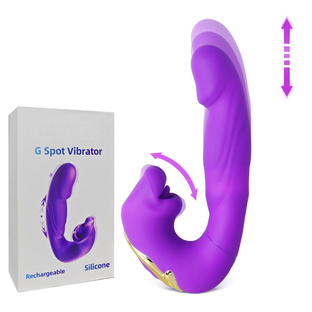 Sextoy Masseur vibrant et langue QS-100