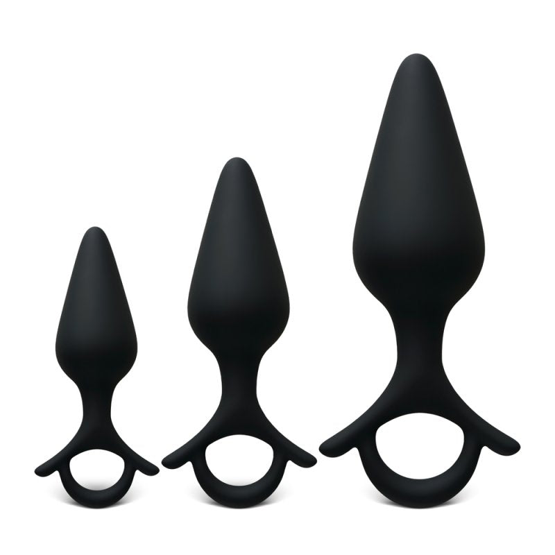 Sextoy Ensemble de 3 plugs anaux en silicone BY17-247