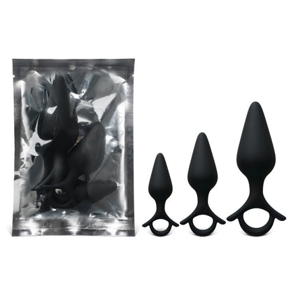Sextoy Ensemble de 3 plugs anaux en silicone BY17-247