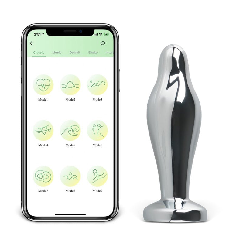 Sextoy Plug anal vibrant avec contrôle par application BY17-62-1