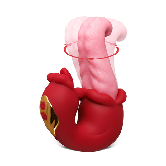 Sextoy Masseur vibrant avec langue de léchage FRC004