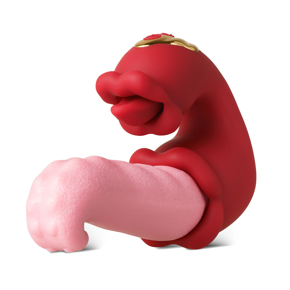 Sextoy Masseur vibrant avec langue de léchage FRC004