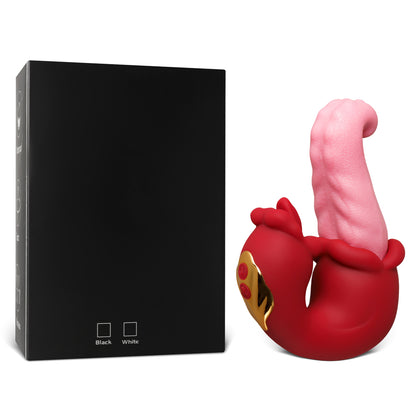 Sextoy Masseur vibrant avec langue de léchage FRC004