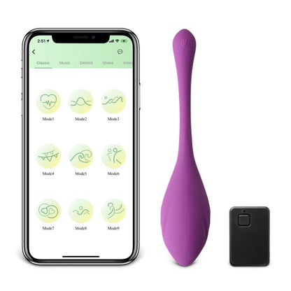 Sextoy Vibromasseur avec application et télécommande GM-341