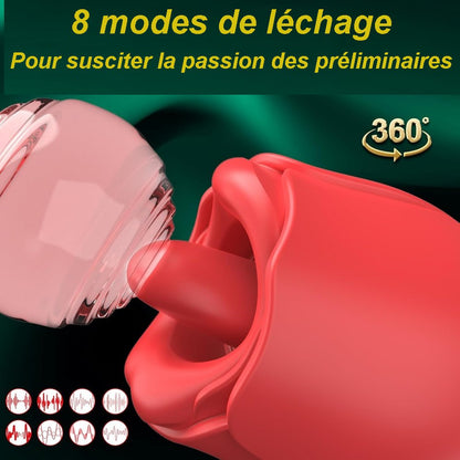 Sextoy Stimulateur clitoridien avec langue rotative GM-ZDB113