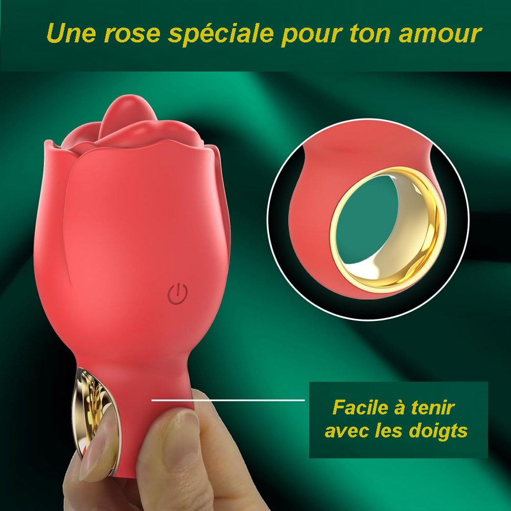 Sextoy Stimulateur clitoridien avec langue rotative GM-ZDB113