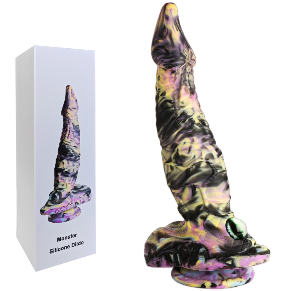 Sextoy Gode Monstre en silicone multicolore mono-œil HB-FZ-0021