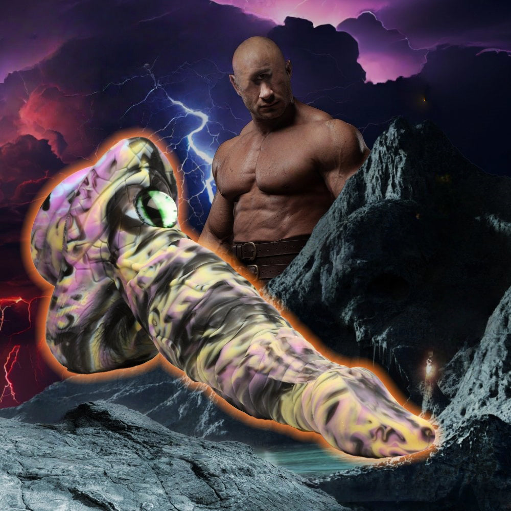 Sextoy Gode Monstre en silicone multicolore mono-œil HB-FZ-0021