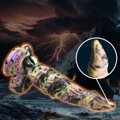 Sextoy Gode Monstre en silicone multicolore mono-œil HB-FZ-0021