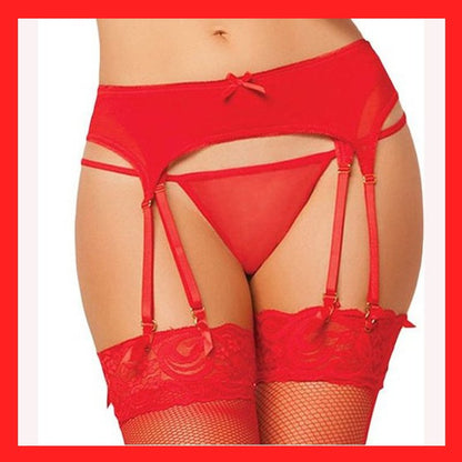 Porte-jarretelles rouge  HG16781