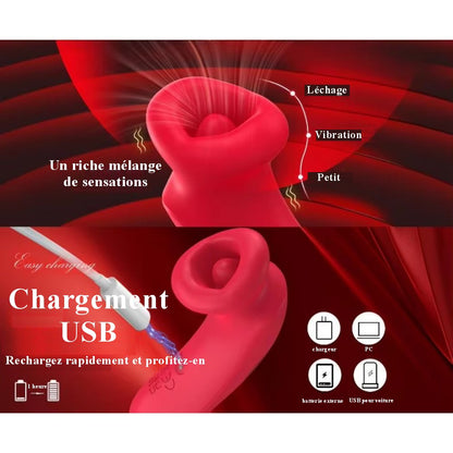 Stimulateur clitoridien double fonction IW-117