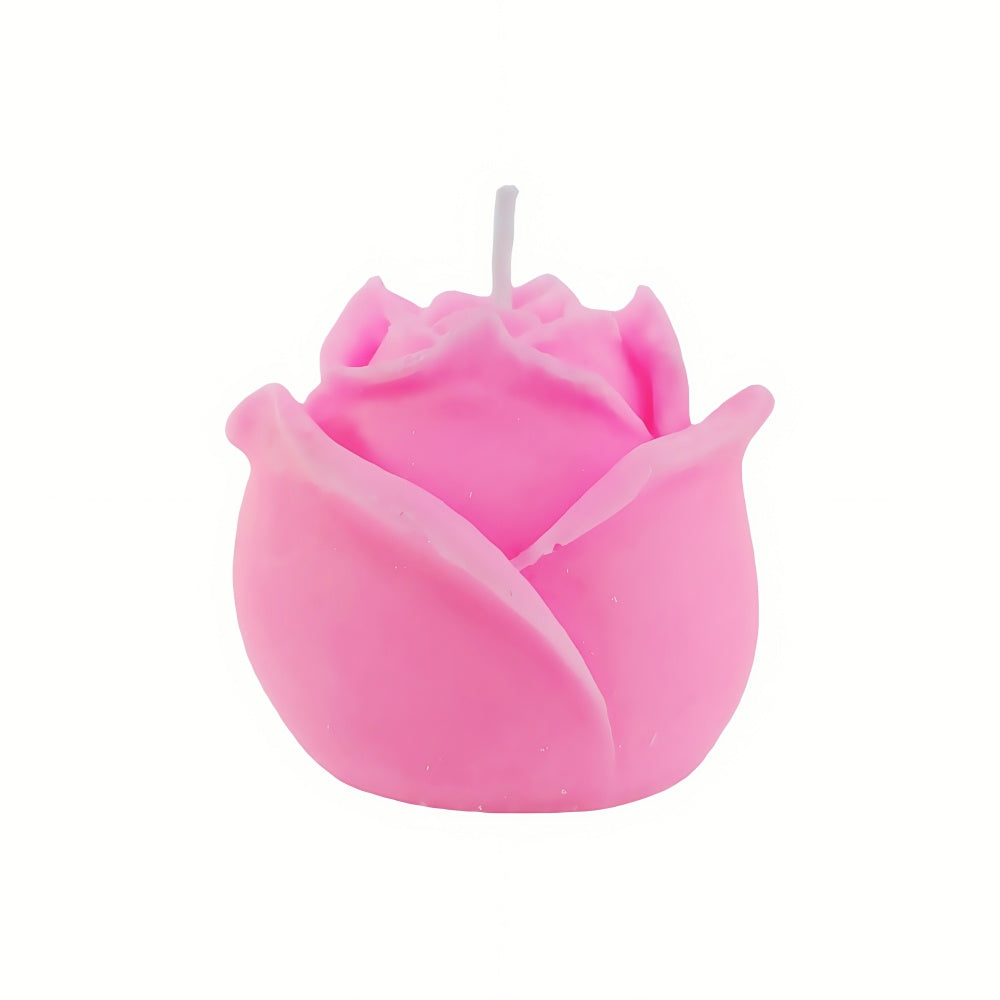 Bougie parfumée en cire en forme de rose JA-002