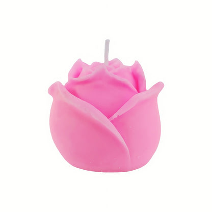 Bougie parfumée en cire en forme de rose JA-002