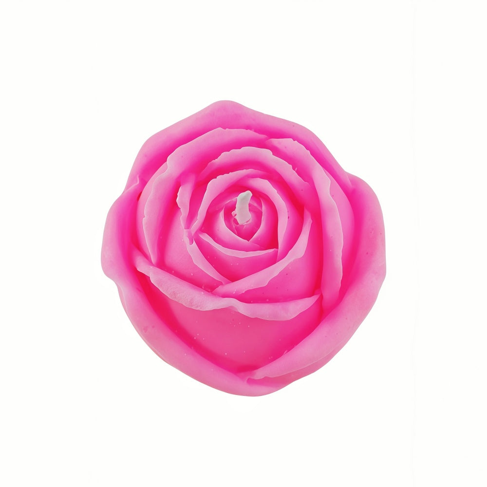 Bougie parfumée en cire en forme de rose JA-002