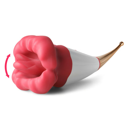Sextoy Stimulateur à grande bouche rouge avec langue JC003