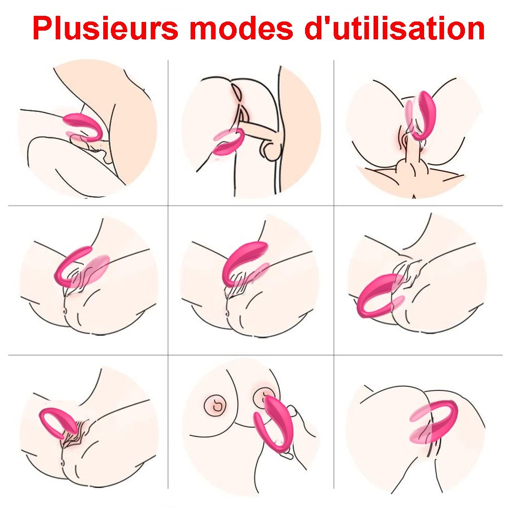 Sextoy Stimulateur clitoridien et point G connecté M-CD-2001