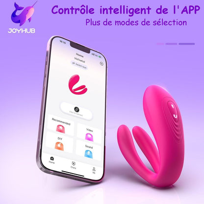 Sextoy Stimulateur clitoridien et point G connecté M-CD-2001