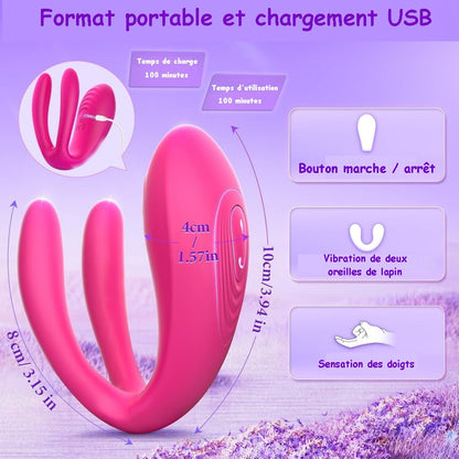 Sextoy Stimulateur clitoridien et point G connecté M-CD-2001