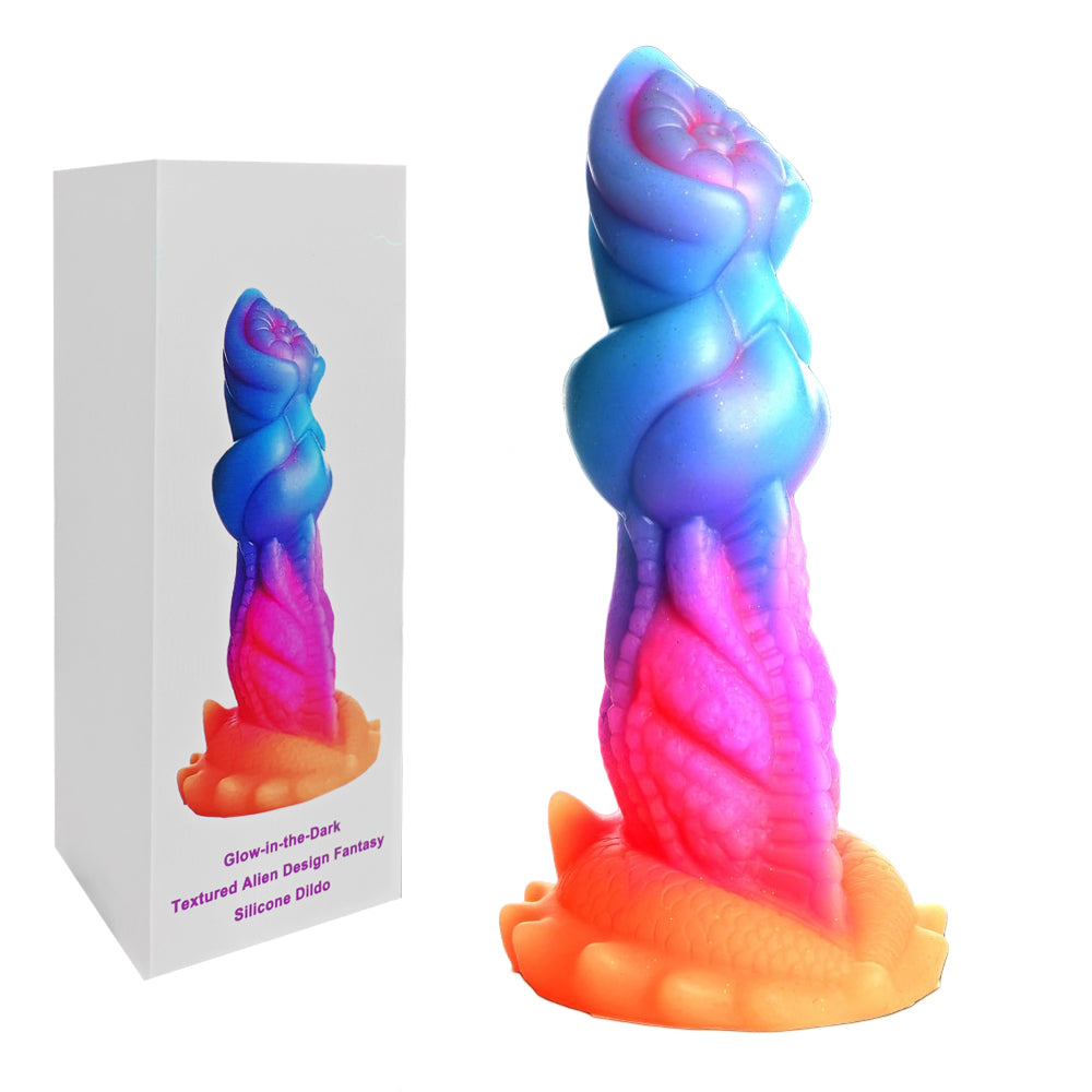 Sextoy Gode Alien Fantasy de 19 cm phosphorescent MJB-A0038