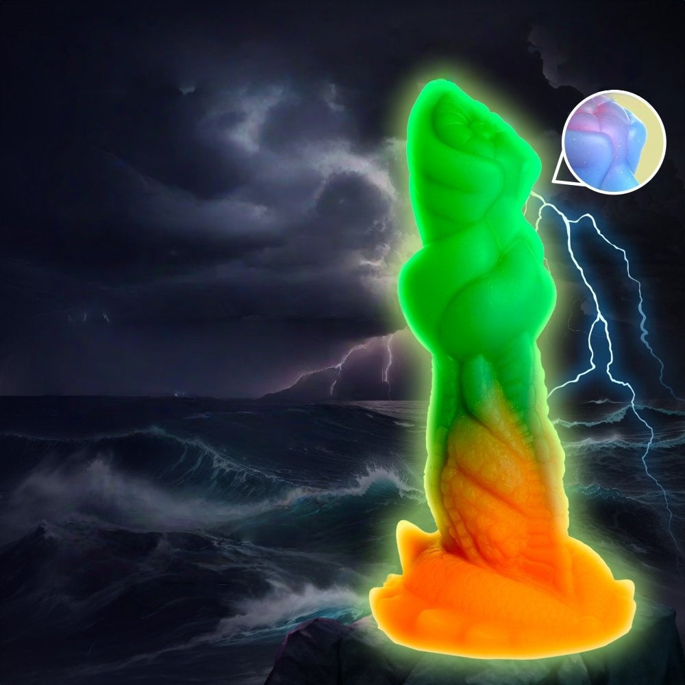 Sextoy Gode Alien Fantasy de 19 cm phosphorescent MJB-A0038