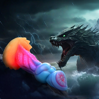 Sextoy Gode Alien Fantasy de 19 cm phosphorescent MJB-A0038