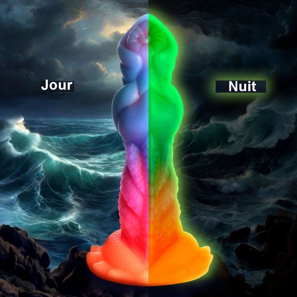 Sextoy Gode Alien Fantasy de 19 cm phosphorescent MJB-A0038