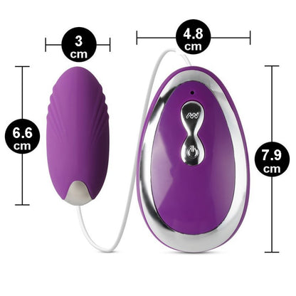 Sextoy œuf vibrant télécommandé filaire MJS-011
