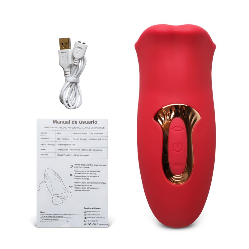 Sextoy stimulateur bouche avec langue MM-019