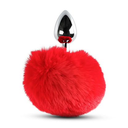 Sextoy Plug anal avec pompon rouge MPJ-018-C
