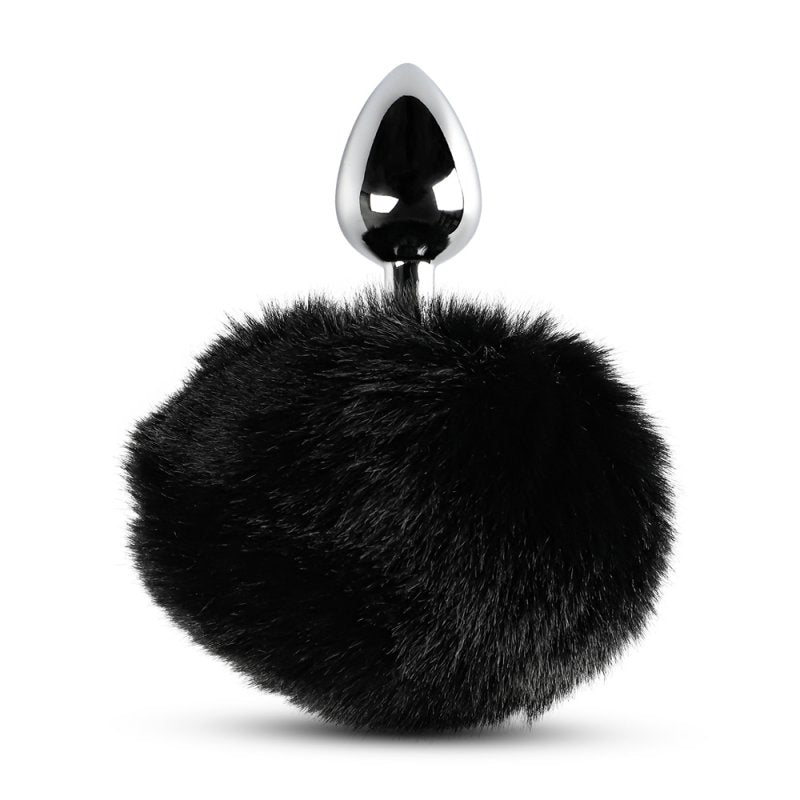 Sextoy Plug anal avec pompon noir MPJ-018-G