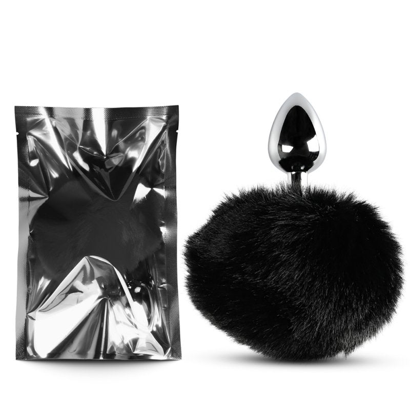 Sextoy Plug anal avec pompon noir MPJ-018-G