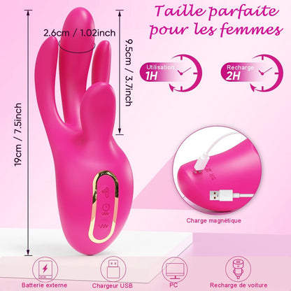 Sextoy Vibromasseur main à doigts vibrants QN-001