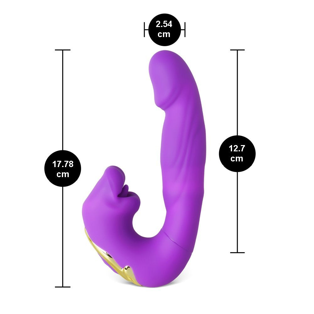 Sextoy Masseur vibrant et langue QS-100