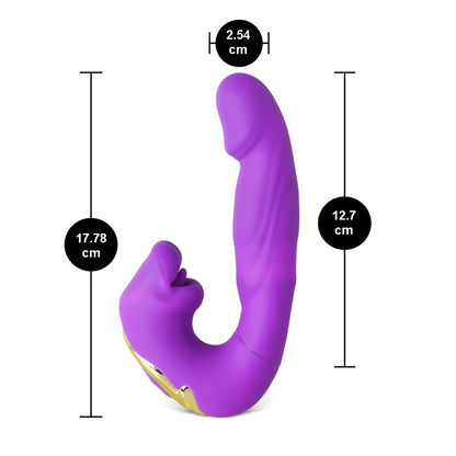 Sextoy Masseur vibrant et langue QS-100