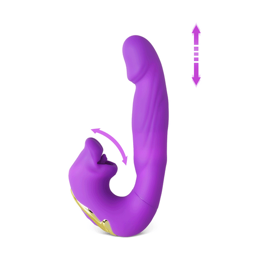 Sextoy Masseur vibrant et langue QS-100