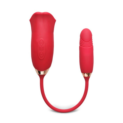 Sextoy bouche avec langue et vibrateur de poussée RF12