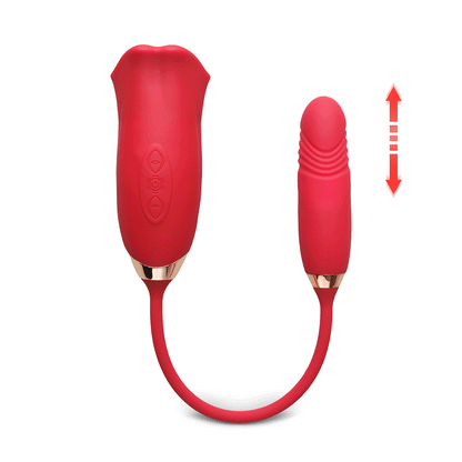 Sextoy bouche avec langue et vibrateur de poussée RF12