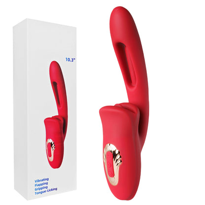 Sextoy Vibromasseur avec bouche et battements de langue RF14