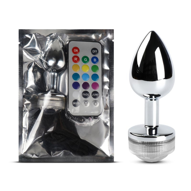 Sextoy Plug anal en métal avec lumière RY-001