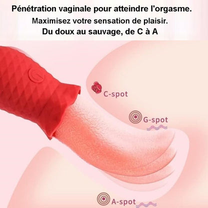Sextoy vibromasseur langue de léchage SIDUN003