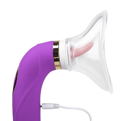 Sextoy vibromasseur à succion et léchage IW-33