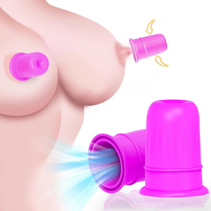 Sextoy sucettes pour tétons en silicone violet TB-005