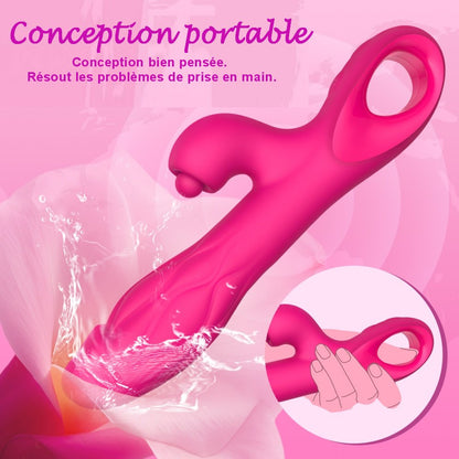 Sextoy Vibrateur 5-en-1 Expansive, poussée, tapotement WS-NV154X