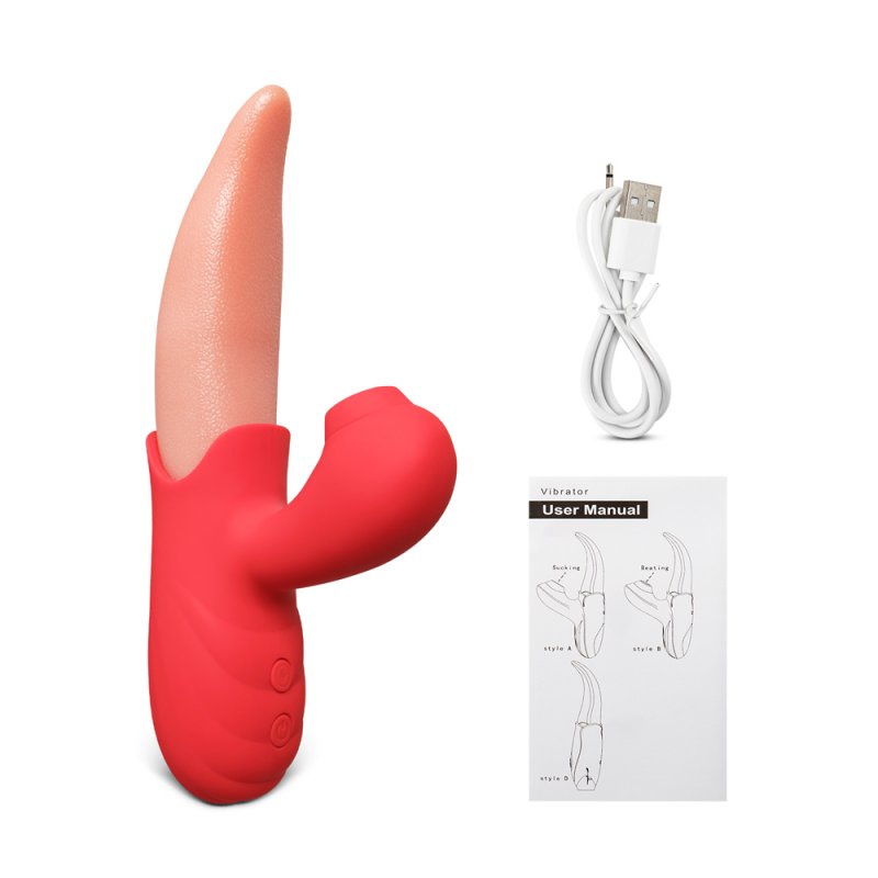 Sextoy langue vibrante avec fonction de succion XL069